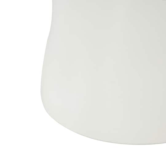 9" White Flower Decorative Ceramic Vase